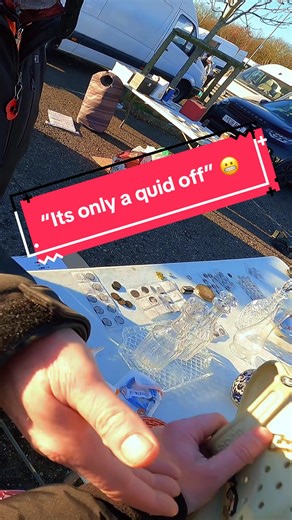 Tried to knock £1 off at a boot sale and apparently that was unacceptable 😬💀 Boot sale haggling in the UK is a contact sport. Full buying & selling episode is live on YouTube 👉 Search The Resell Project and subscribe #fyp #bootsale #haggling #awkward #reselling