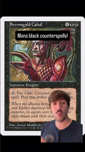 Here are some mono black counterspells #mtg #mtgedh #magicthegathering #commander #monoblack