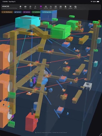 HVAC System 3D Training App | Interactive HVAC Learning & Visualization