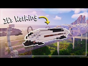 How I Made The Best WORKING HYPERLOOP Train In Minecraft Create!