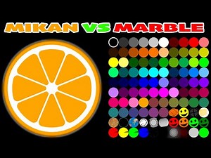 100 Marble Escape Mikan Survival Race in Algodoo