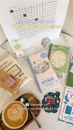 Hobonichi Techo 2027 🤍 Pop-up in London 🌟 #hobonichi #hobonichitecho2027