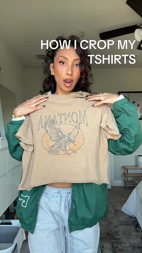 Replying to @Tishell - SAHM - Boy Mom super quick & easy! #croppedshirt #diyshirt #croppedtee #tshirthack #tshirtstyle
