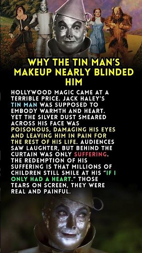 Jack Haley’s Secret Struggle on The Wizard of Oz