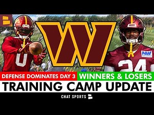 Commanders Training Camp News: Defense DOMINATES Day 3 of Practice + Camp Winners & Losers (So Far)