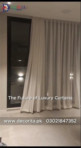 When you see the Future of Luxury Curtains☠#curtains #shorts #interiordesign #blinds