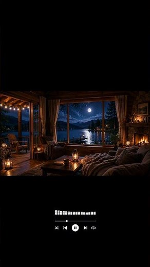 호숫가 별장의 밤 🌙 편안한 자장가 (10시간)Lakeside Cabin Night 🌙 Relaxing Lullaby (10 Hours)