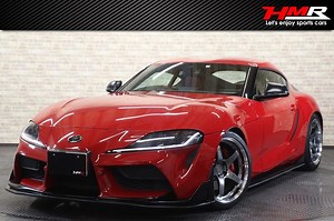 R.3(2021)年 トヨタ スープラ 3.0 RZ アドバン19インチ 社外車高調 エアロ レッド 走行16,700km