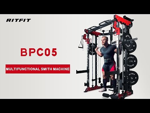 RitFit BPC05 Multifunctional Power Cage With 260 Lbs Weight Stack