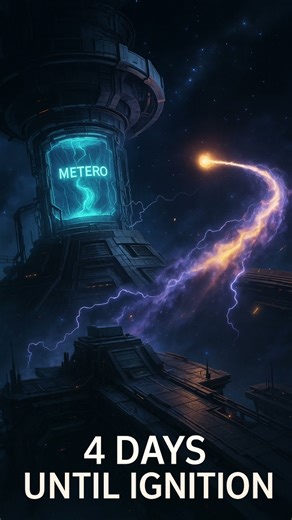 Lets count together : 4 Days. Metero #blockchain #crypto #new