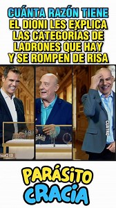 EL DIONI LES EXPLICA LAS DIFERENTES CATEGORÍAS DE LADRONES QUE HAY Y SE ROMPEN DE RISA 🤣 | parásitocracia