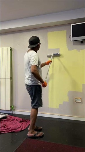 Painting a Wall Dulux Gentle Fawn | One Coat Transformation