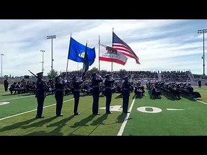 Presentation of Colors, West High, Class of 2022 Graduation, AFJROTC Color Guard