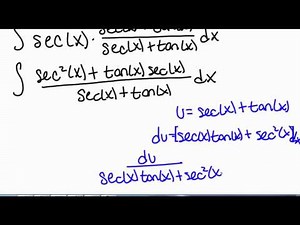 Integral of sec(x)