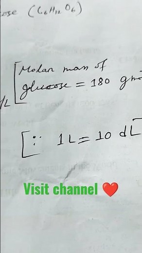 Convert mmol/L to mg/dL #shorts