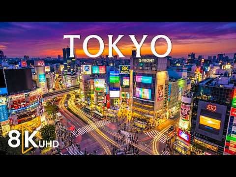 Tokyo Japan 8K 🇯🇵 | Ultimate Cinematic Travel Tour of Shibuya, Shinjuku & Neon Streets