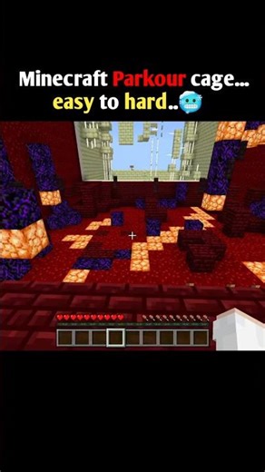 Insane Minecraft Parkour Gameplay 😱 No Copyright 4K | Easy Map MCPE Java Bedrock 1.21 #shorts