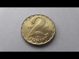Hungary money - The 2 Forint coin from 1989 in HD