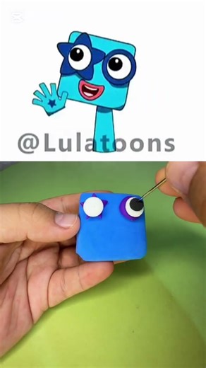 Turning Clay into Sprunki OC FIVE (from Numberblocks) #sprunkioc #numberblocks #diyclay #clayart