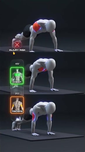 🔥 Push-Up Styles = Different Muscle Targets