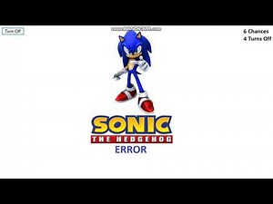 Sonic Error (Gameplay) Link