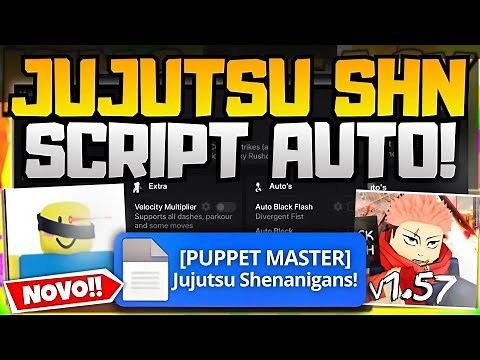 [UPDATE] JUJUTSU SHENANIGANS SCRIPT ⭐ AUTO BLACK FLASH + SKILL BUILD + GOD MODE - (CELULAR E PC)