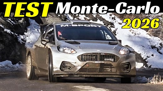 We are in the French Alps, in the Provence-Alpes-Côte d'Azur region, where the 2026 WRC Rallye Monte-Carlo will be held at the end of January. We're here to film the tests that usually take place two weeks before the opening race of the World Rally Championship. In this video, we see the 2026 EVO version of the Ford Puma MK8 Rally2 by M-Sport, driven by the Estonian crew Romet Jürgenson/Siim Oja. The British team has decided to debut its new technical upgrade package for the Fiesta Rally2 at the
