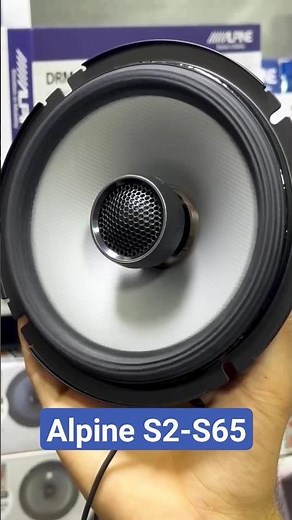 Alpine S2-S65 | 6" coaxial speaker sound check