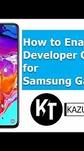 How to Enable Developer Options for Samsung A70
