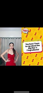 21K views · 2.2K reactions | 7 things kung bakit love ko ang Big Mac! ❤️ Kaya niyo ba gumawa ng rap with these 7 ingredients? #BigMac7Bars #Ad | Maymay Entrata | Facebook