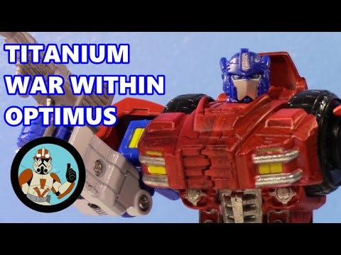 The Forgotten Optimus Prime- Transformers Titanium 6" Cybertron Hero War Within Optimus