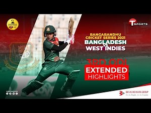 Extended Highlights | 3rd ODI | Bangladesh VS West Indies | 2021