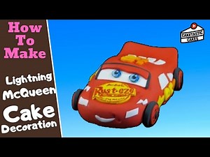 LIGHTNING MCQUEEN Cake Decorating Tutorial - How to Make CARS Cake Decorations by Caketastic Cakes