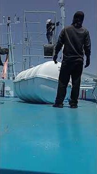 inflatable life raft installation life saving equipment