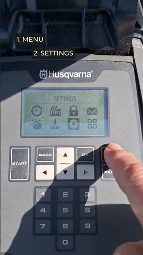 How to Change the Time on your Husqvarna Automower® 430X
