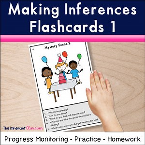 Inferential Why & How Questions Speech Therapy Making Inferences First Grade