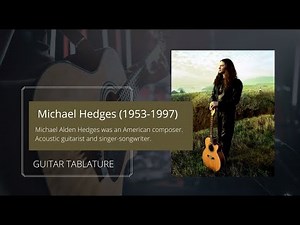 Guitar TAB - Michael Hedges : Because Its There | Tutorial Sheet Lesson #iMn