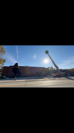 Pumpkin drop!!! 🎃🚒 Thank you Wheeling, WV Fire Department for helping us out! | Woodsdale Elementary School