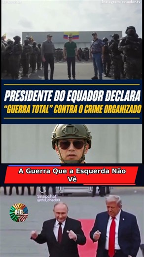 Presidente Equatoriano Toma Medida Extrema Contra Crime #Ecuador #NotíciasBrasil #Segurança