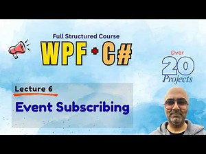Events in WPF | WPF Course for Beginners