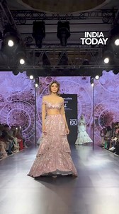 Bollywood sensation Shilpa Shetty stole the show on the runway, dazzling in a stunning pink bridal lehenga from Megha Bansal’s latest collection! #ShilpaShetty #fashion #LakmeFashionWeek #MeghaBansal | Gyanisha Mallick | India Today