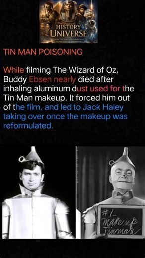 TIN MAN POISONING 🎭#WizardOfOz #HollywoodHistory #BehindTheScenes #FilmFacts #history #DidYouKnow 🎬