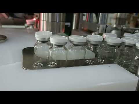 One Machine, Complete Vial Processing: Filling, Stoppering & Capping in One Footprint.#VialFilling