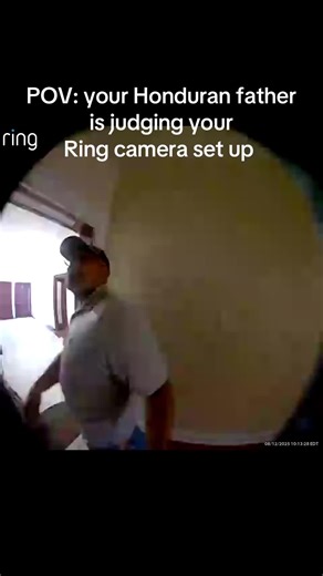 Honduran Dad's Hilarious Take on Ring Camera Setup