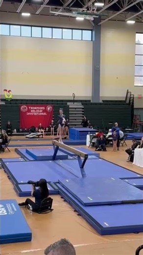 My 9.15 3rd 🥉 place beam routine #gymnast