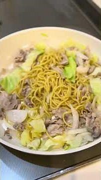 これが定番！簡単ソース焼きそば
