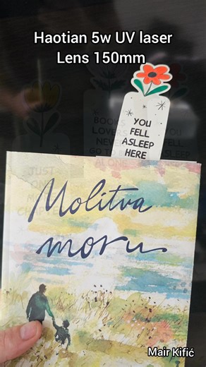 Cutting Paper bookmarks on Haotian UV laser 5w #lasermachine #laserengraving #lasermarkingmachine #machinery #markingmachine #uvlaser #uvlasermarkingmachine | Pascal Liu