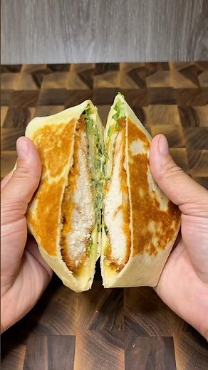 Breaded chicken Crunchwrap
