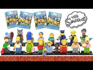 All 16 Lego The Simpsons Minifigures Releases Series 13 Bart Homer Marge