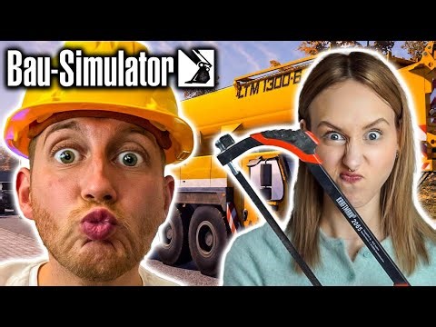 Bau Simulator #42 - BETONKÜBEL außer KONTROLLE & fliegende LKWs - Construction Simulator